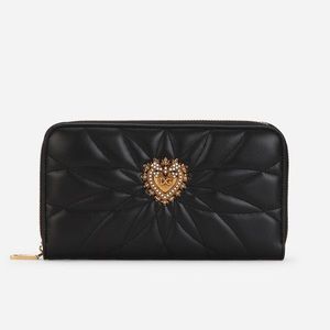 SOLD! Dolce & Gabbana Zip-around Black Devotion Wallet